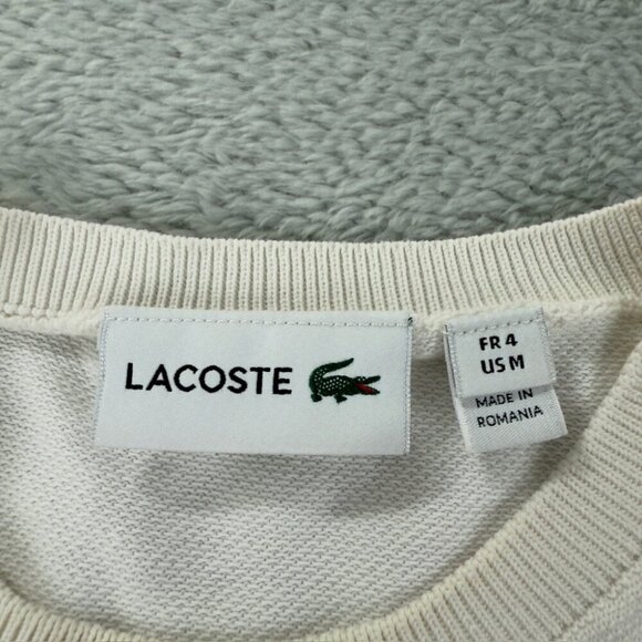 Lacoste Stripped Sweater White / Red Women’s Size M - Picture 8 of 10